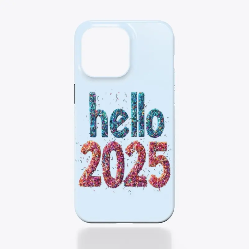 Hello 2025 Confetti