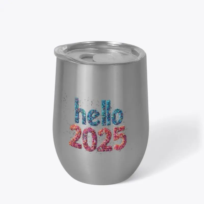 Hello 2025 Confetti