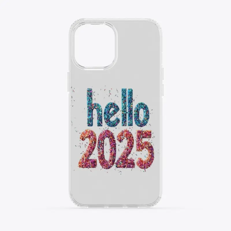 Hello 2025 Confetti